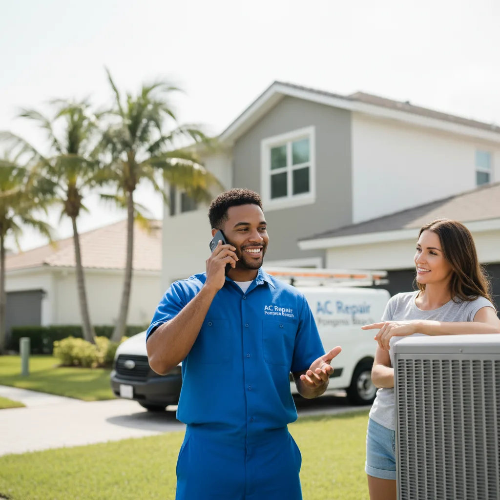 AC Repair Pompano Beach customer support in Elkins Park